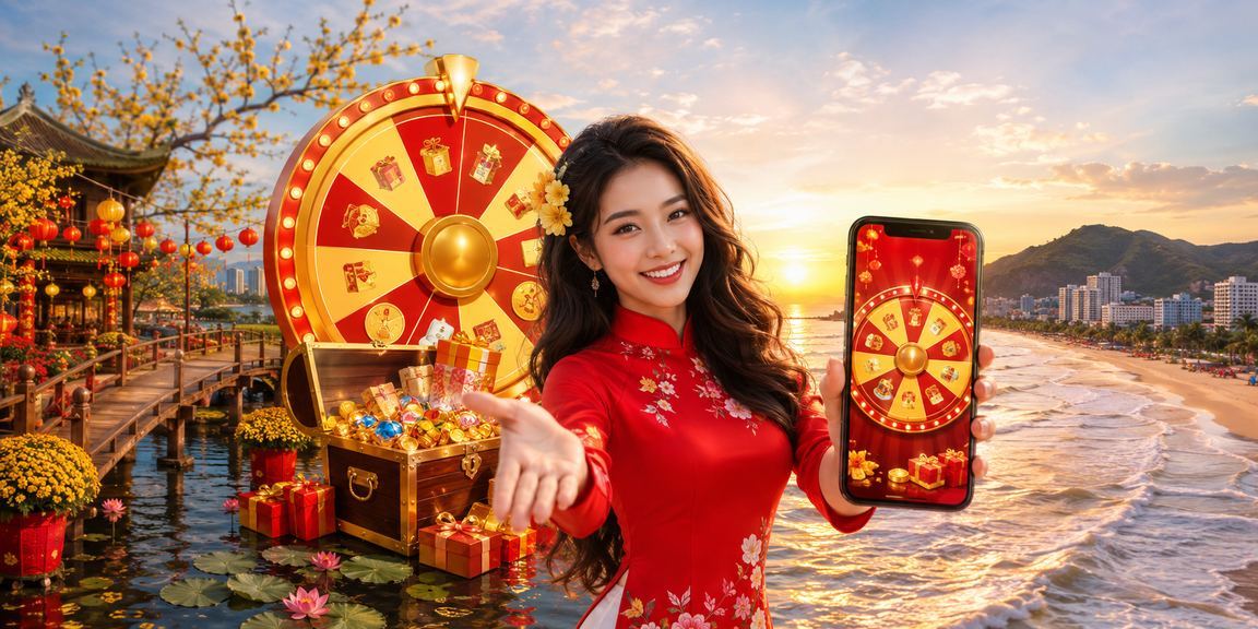 Người dùng tại Vũng Tàu trải nghiệm Roulette trực tuyến trên bãi biển